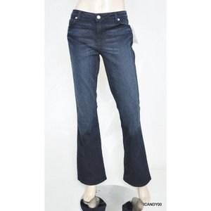 Michael Kors Bootcut Flare Leg Jeans Pants Trousers Midnight Wash 4 Nwt $110